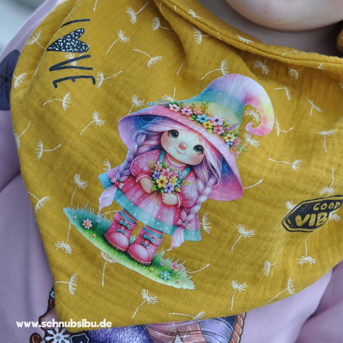 Bügelbild Wichtelkollektion - Frühlings-Mädchen